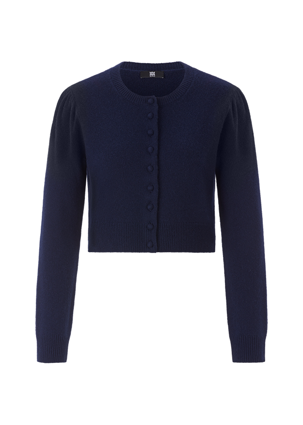 Cardigan mit Puffärmeln