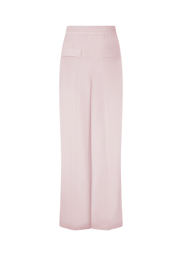 Hose, Palazzo, Luftig, Elastischer Bund, Seitennahttaschen