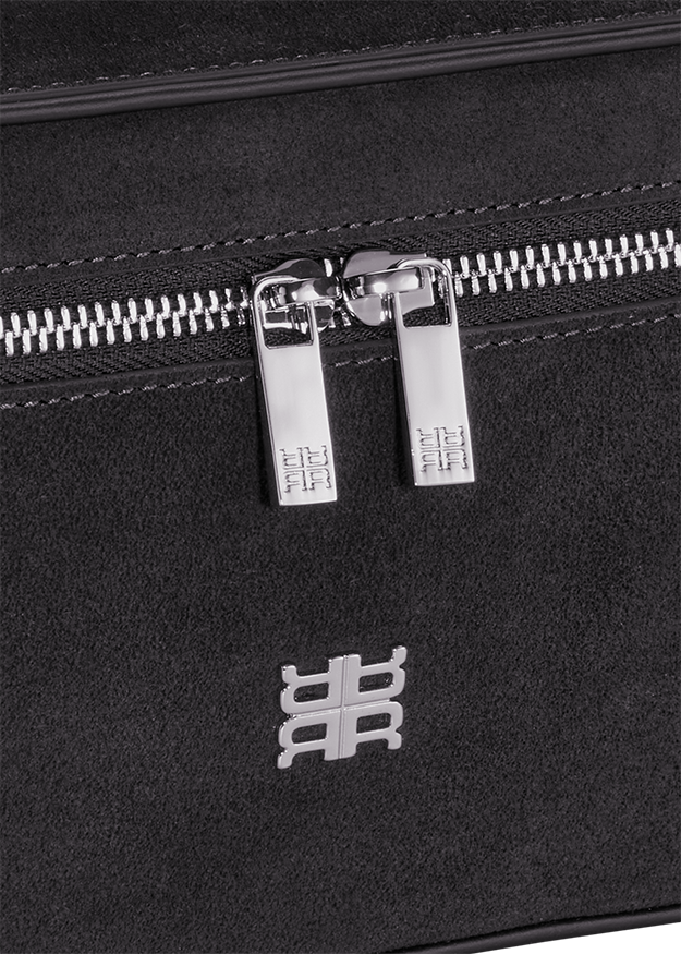 Reißverschluss, Zahlenschloss?, Leder, Handtasche, Logo