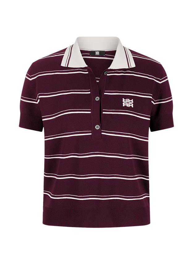 Geringeltes Poloshirt