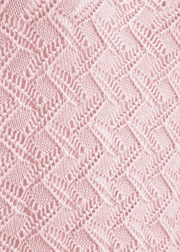 Wickeltextur, Rippenmuster, Rosa, Strickstoff, Kuschelig