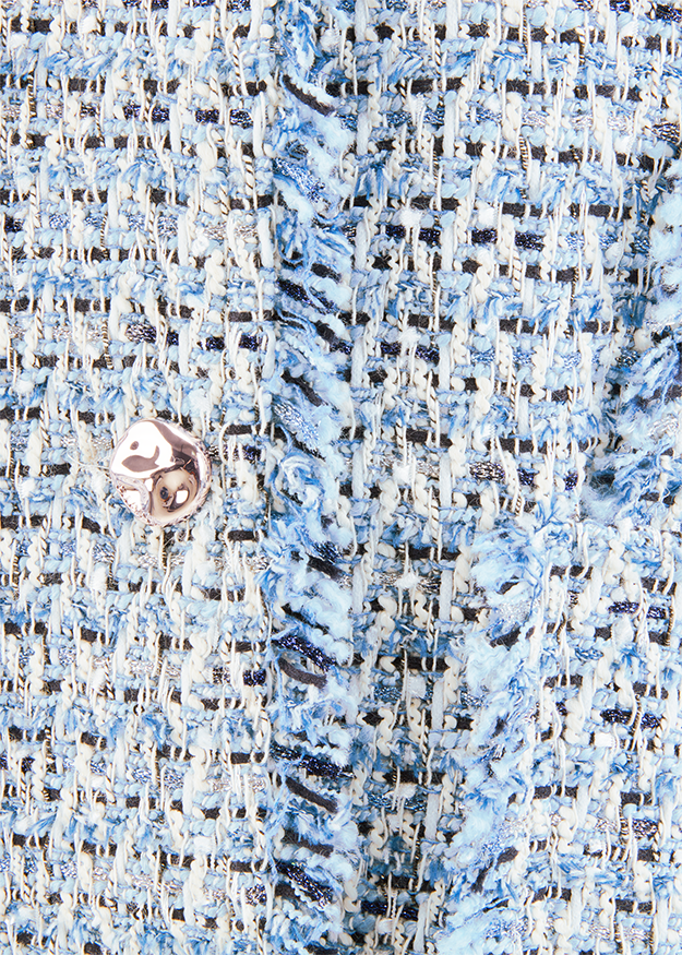 jeans, denim, knit, knitted fabric, metallic button
