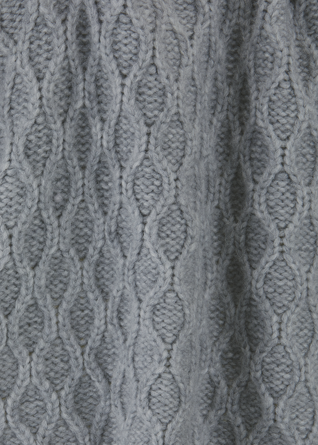 Wolle, Knitted, Kabelstrick, Grau, Pullover