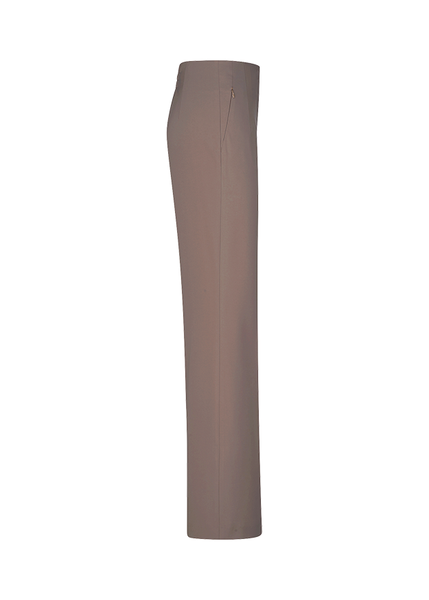Hose, Wandhose, beige, saumellose, falzfrei