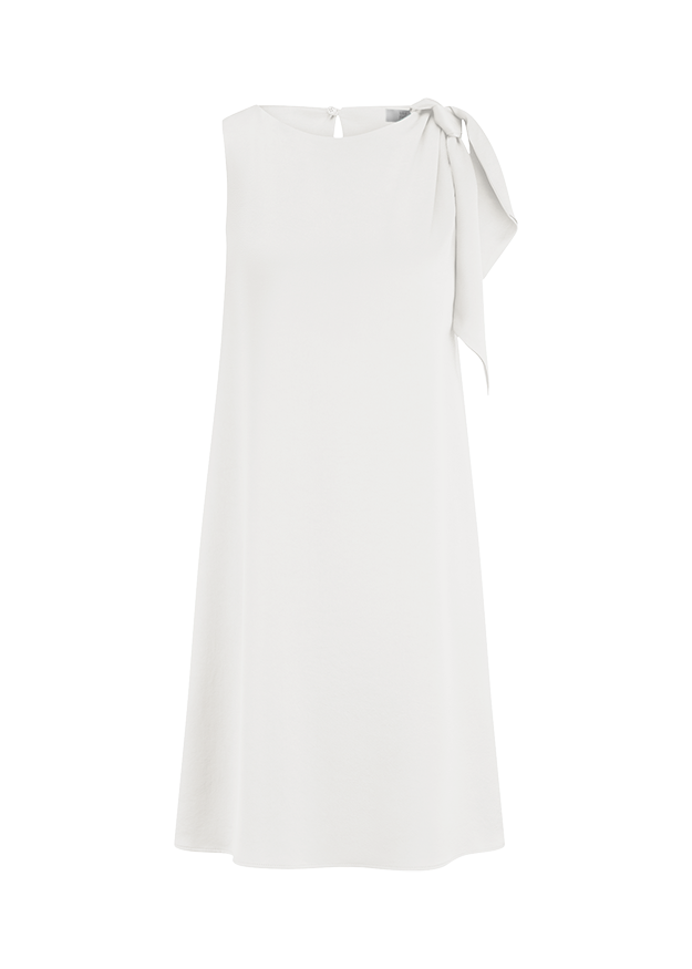 Kleid, Einfaches Kleid, Weißes Kleid, Ärmel-Look, Schulterband-Detail