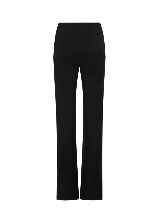 leggings, schwarz, dehnbare, knit, hose