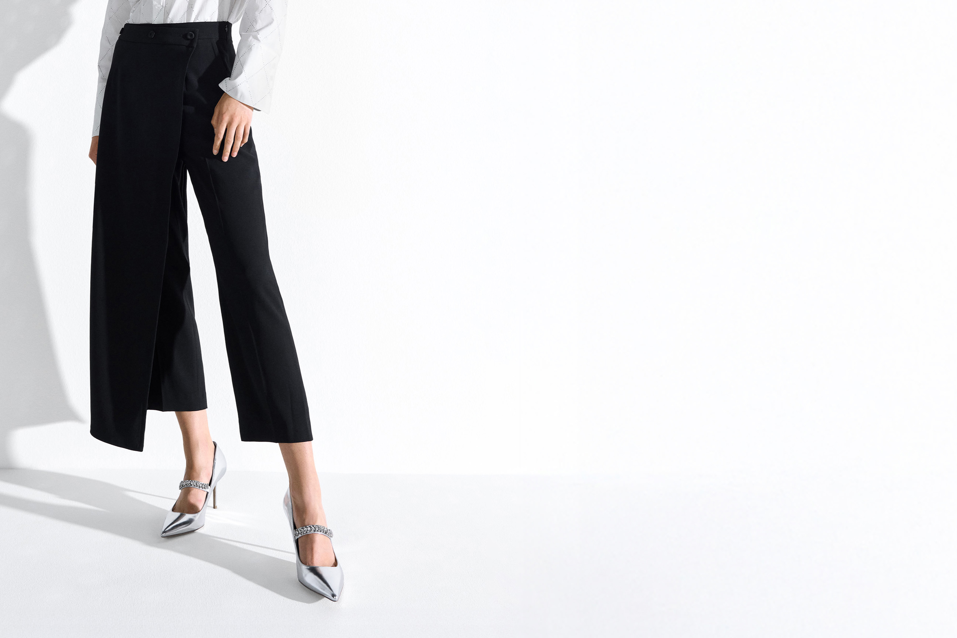 Bekleidung, Hosen, Schuh, Hoher Absatz, Leinen