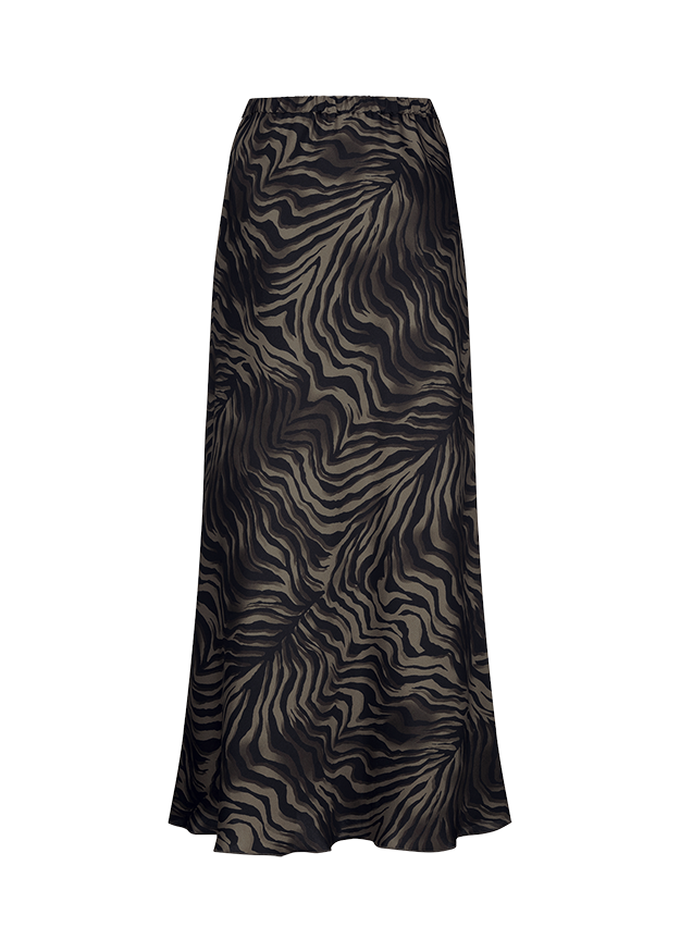 Maxirock, Zebra-Print, Tierprint, Lange Rock, Weiche Stoffe