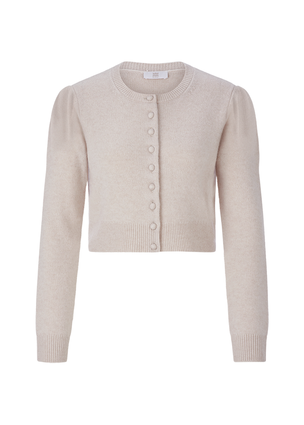 Cardigan mit Puffärmeln