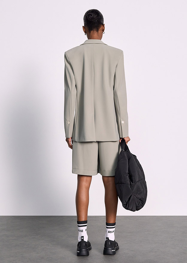 Blazer, Einreiher, Oversized, Shorts,  Tasche