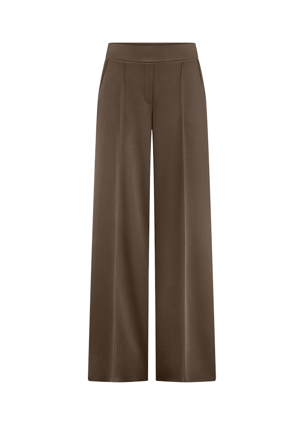 Wide Fit Trousers made from Scuba Fabric Wide Fit Trousers made from Scuba Fabric