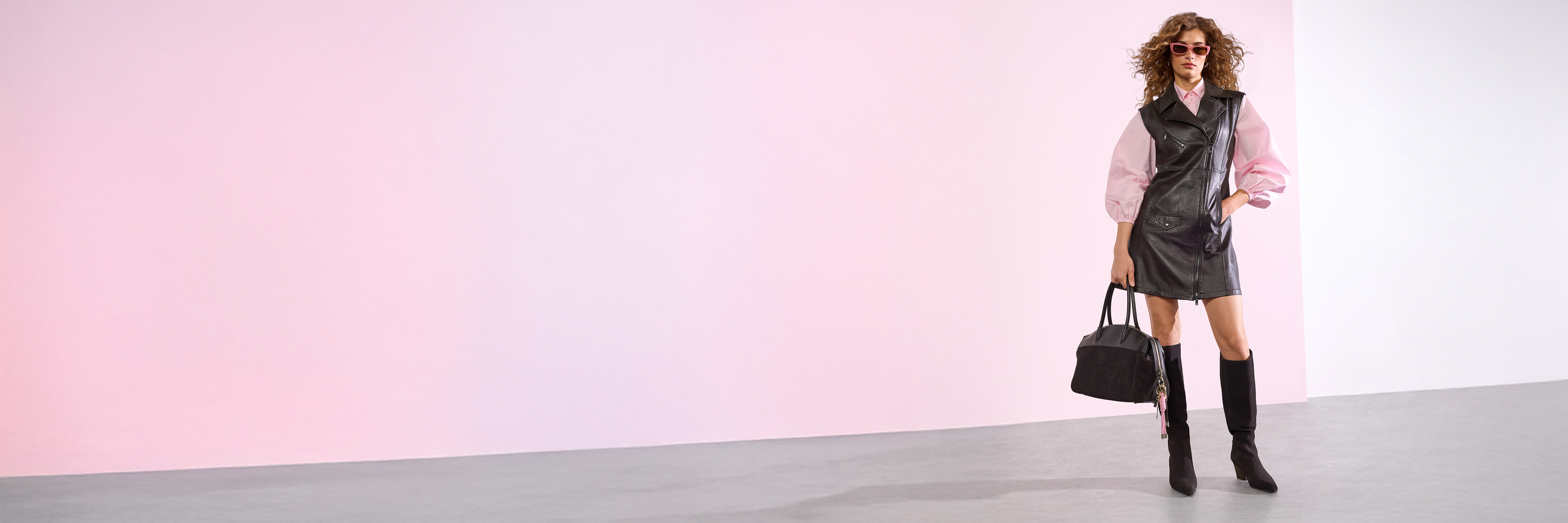 Handtasche, Langarm, Hoher Absatz, Schuh, Mantel