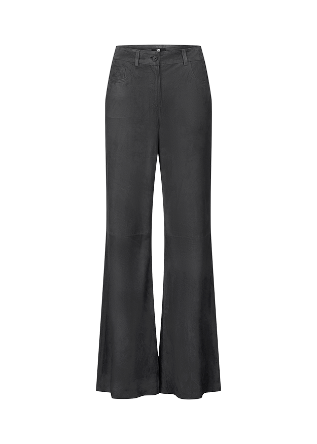 Hose, Grau, Weite, Ausgestellt, Flare