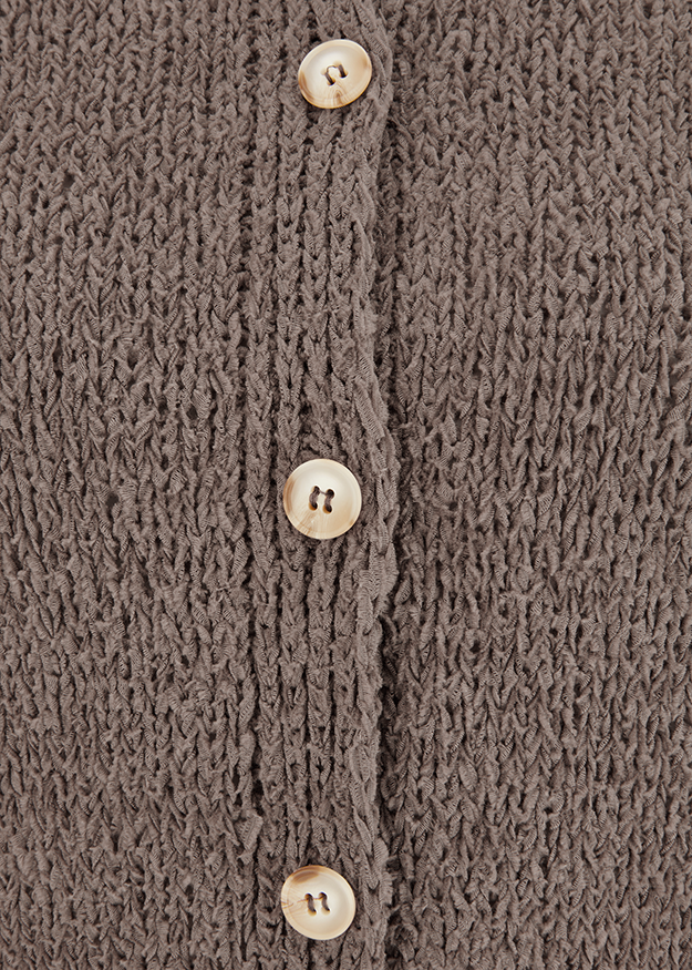 cardigan, button-down, Knit, braun, Textur