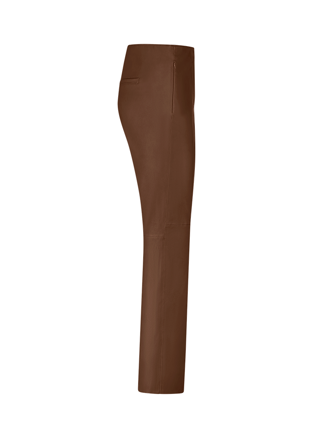 Hose, Braun, Chino, Slimfit, Reißverschluss