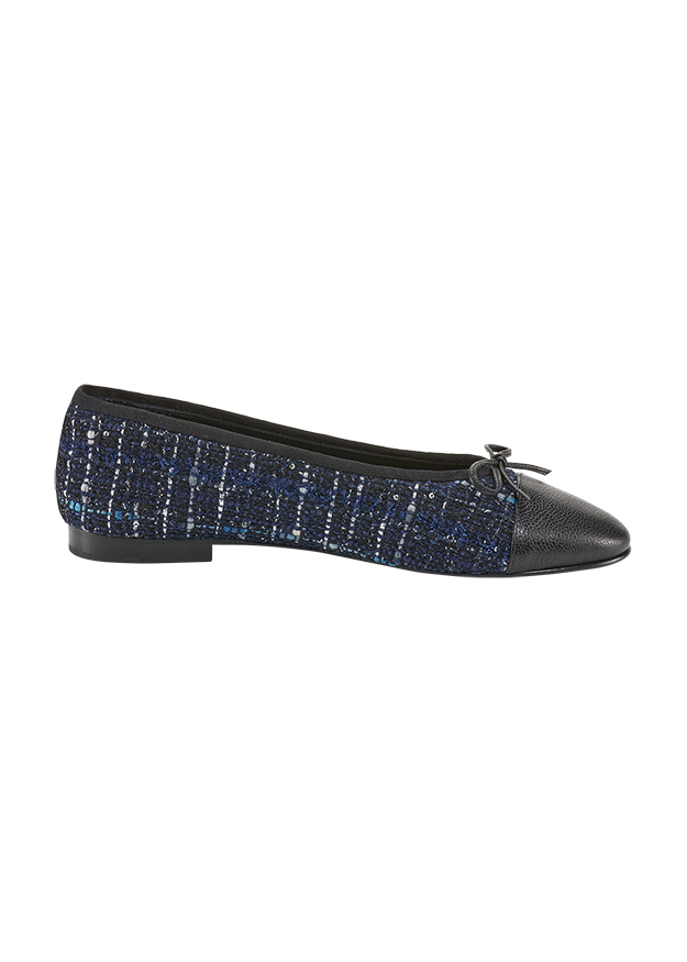 Tweed Ballerina Flats