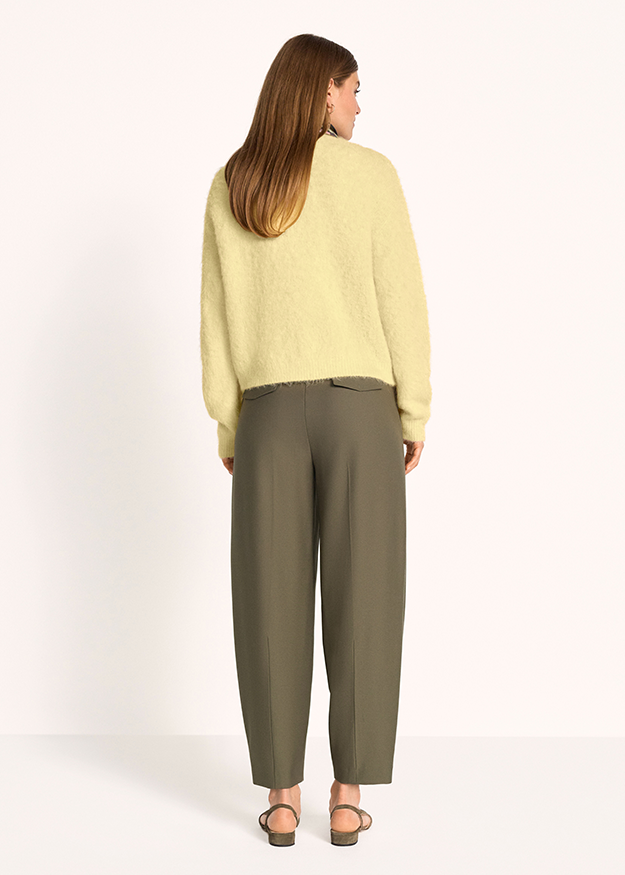 cardigan, creme, lose Passform, langarm, hose