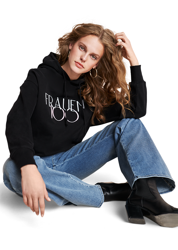 JERSEY HOODIE WITH LOGO JERSEY HOODIE WITH LOGO