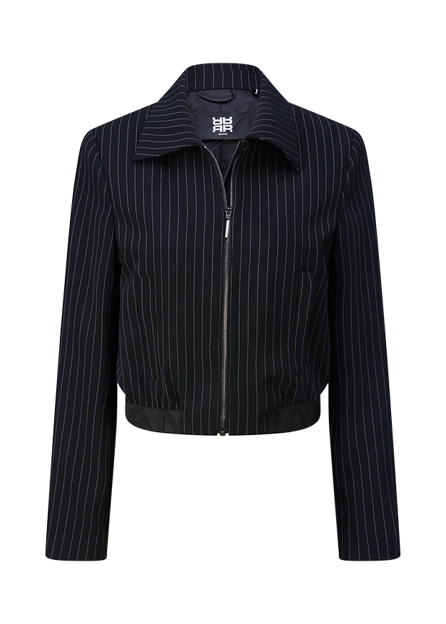 kordelzugjacke, paspelstreifen, pinstripe, reißverschluss, jacke mit bündchen