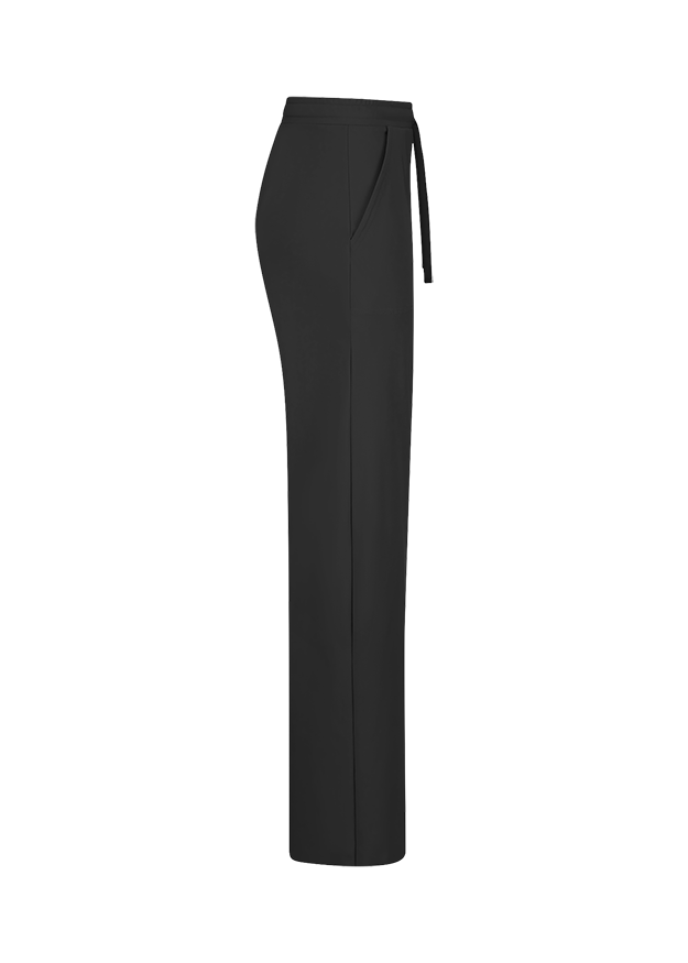 hose, pants, schwarz, Tasche, gerade geschnitten