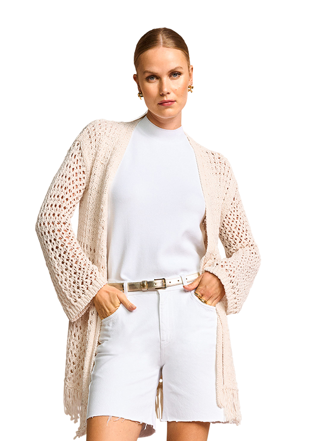 Cardigan with Fringes Cardigan with Fringes