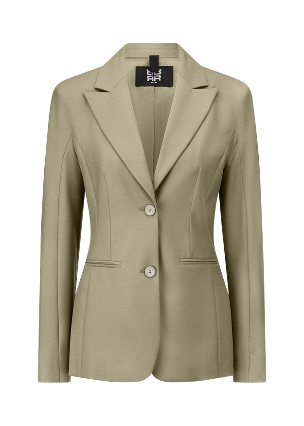 Blazer, Herr blazer, Einfarbig, Knopfverschluss, Revers