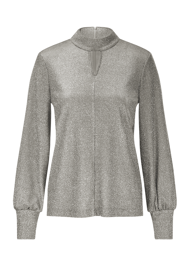 Blouse with Glitter Effect