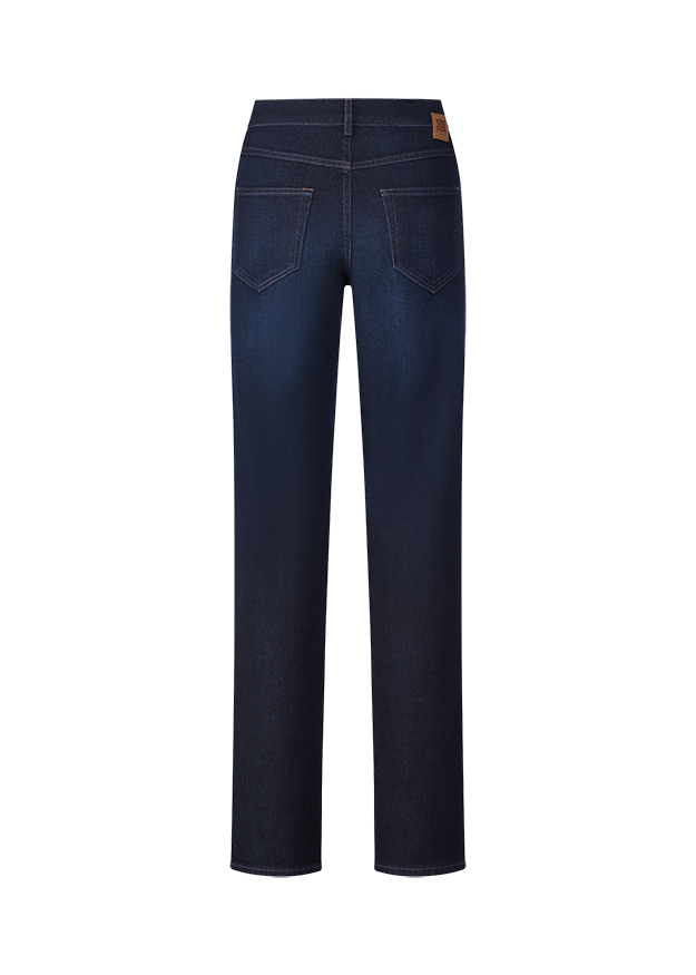 Jeans, Hose, Dunkelblau, Back pocket, Langlebige Baumwolle?