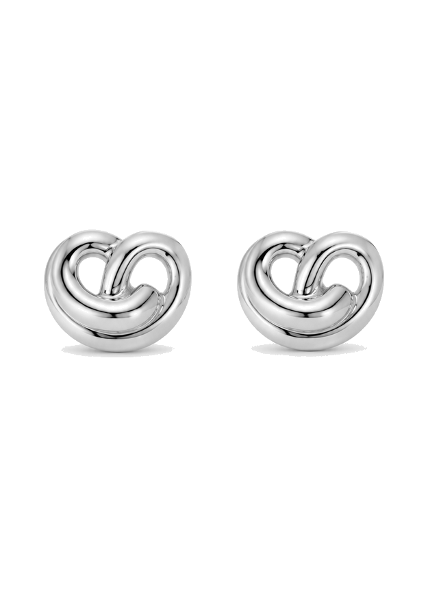 Ohrringe, Clips, Silber, Herzform, Satz