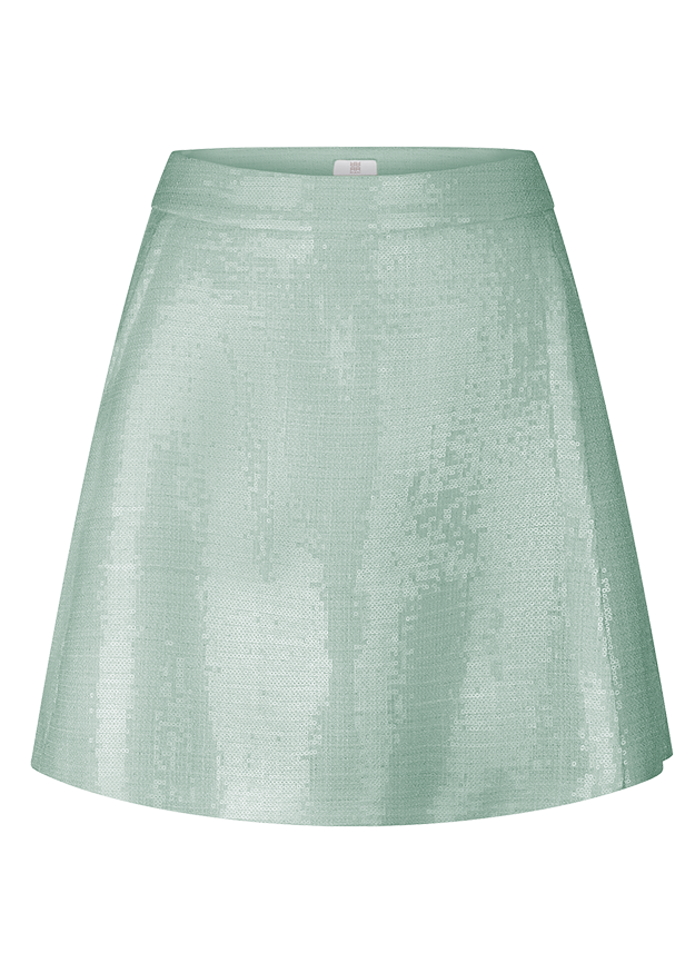 rocke, rock, mint, pailletten, a-linie