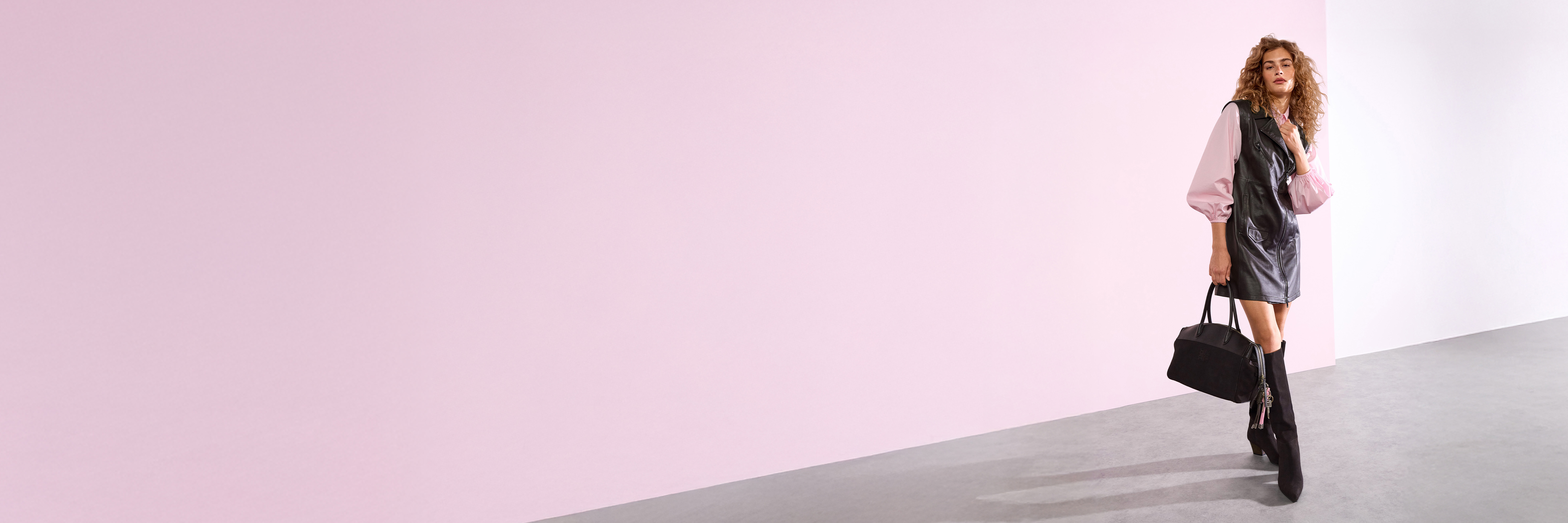 Tasche, Handtasche, Langarm, Mantel, Person