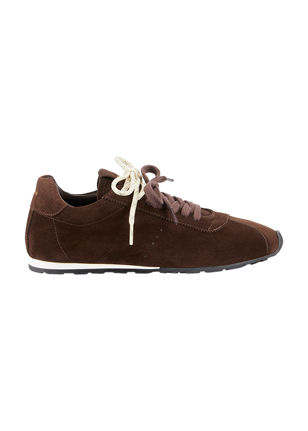 Schuh, Sneaker, Braun, Veloursleder, Sohle