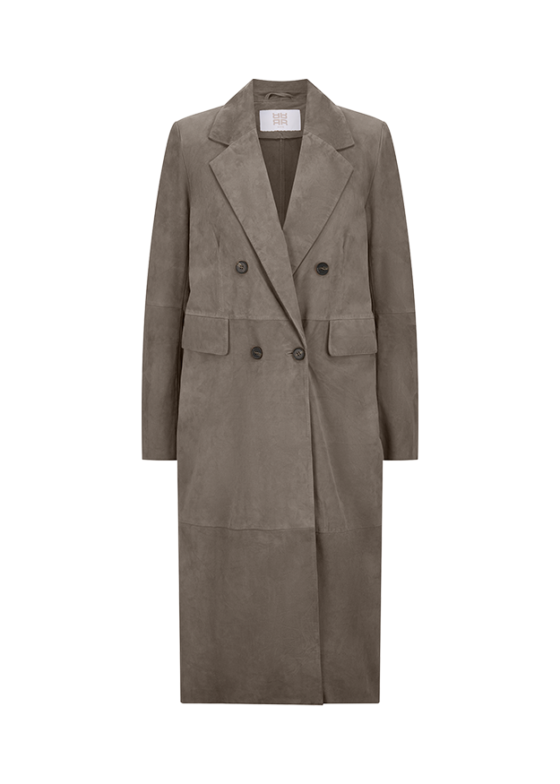 Leather Coat made from Goat Suede Leather Coat made from Goat Suede