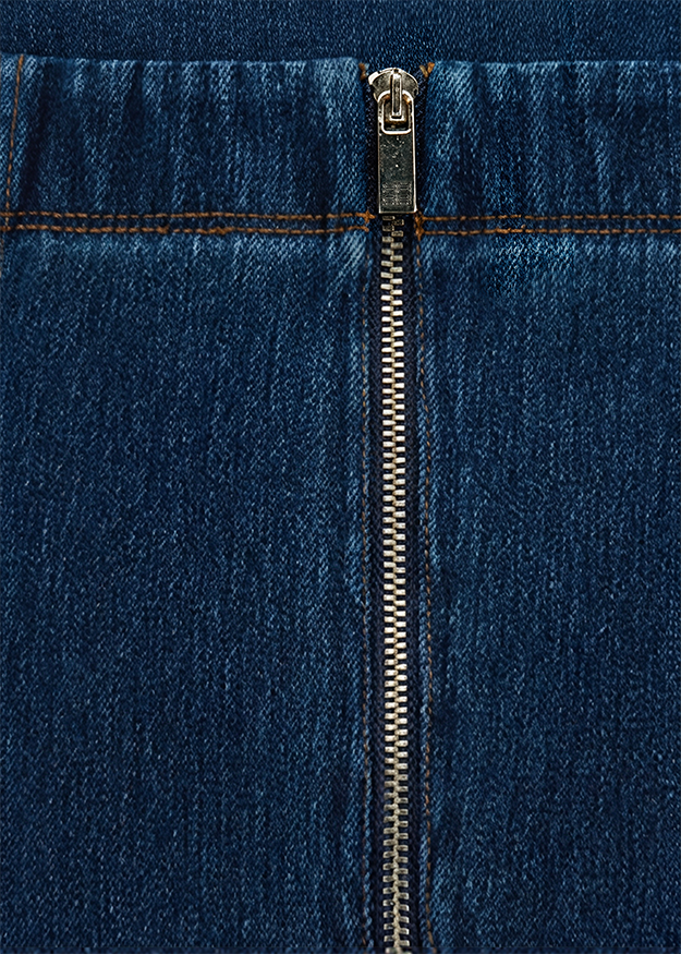 Jeans, Denim, Reißverschluss, Metallisch, Nahaufnahme