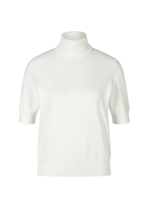Short-Sleeve Turtleneck Sweater
