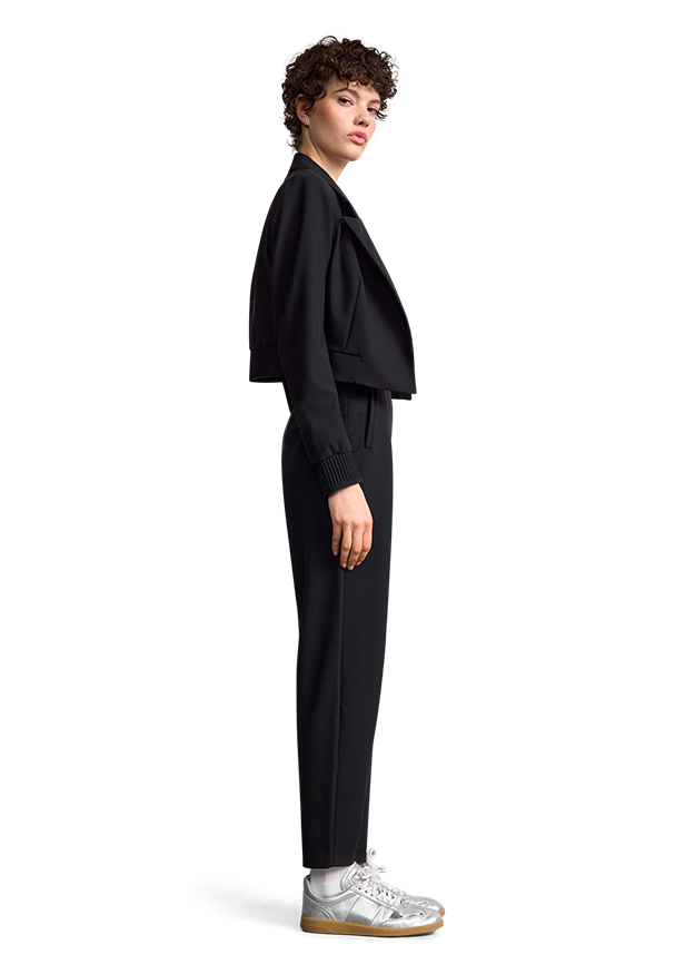 Hose, Jumpsuit, Hoodie, Schwarz, Sneaker-Style