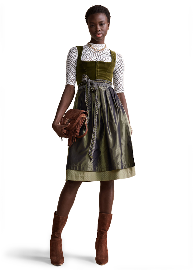 DIRNDL WITH SILK APRON