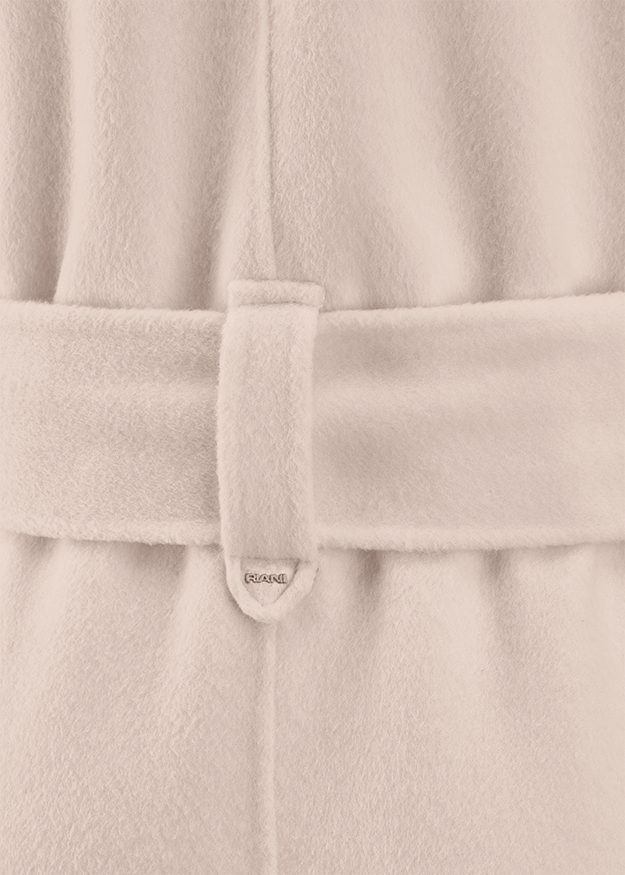 Robe, Raffung, Gürtel, Flauschfleece, Kuschelfleece